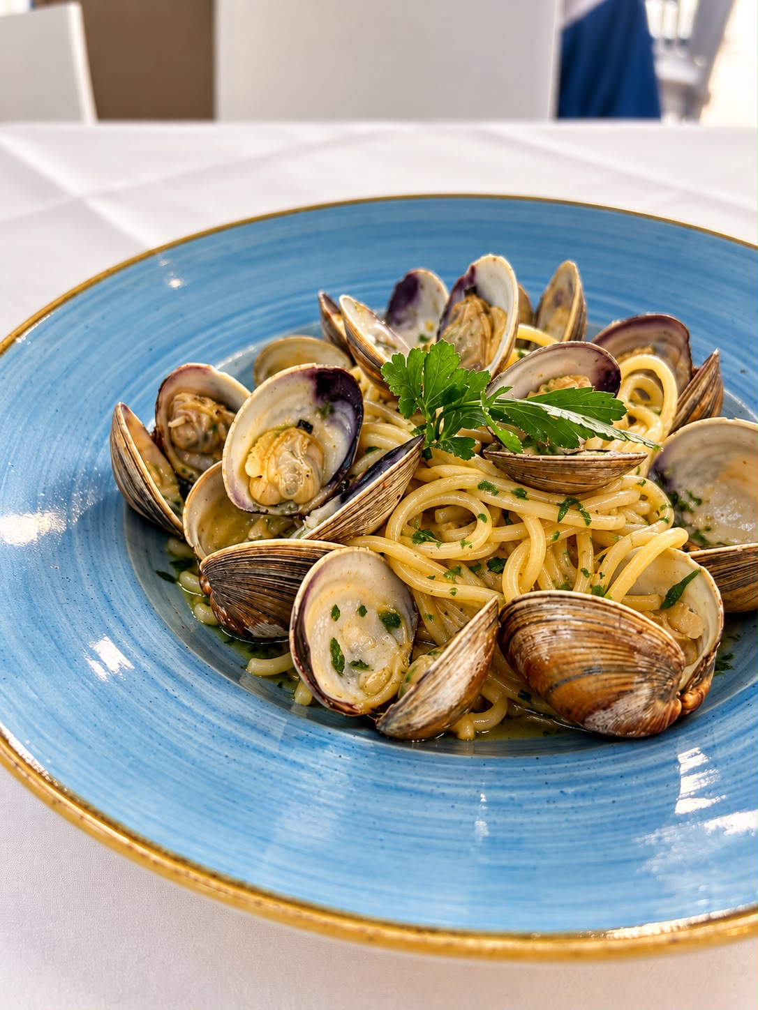 Seafood tagliolini